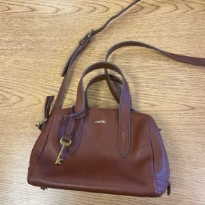 Sydney Mini Satchel Brown Crossbody SHB3117